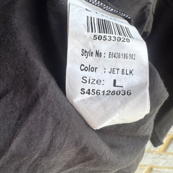 ETHNC 3/4 Sleeve V-Neck Embroidery Floral Boho Blouse Women's Size L - Picture 4 of 9